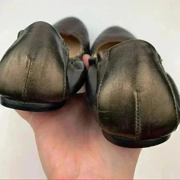 M. Gemi flats size 39.5 9.5 bronze leather ballet - Picture 7 of 11